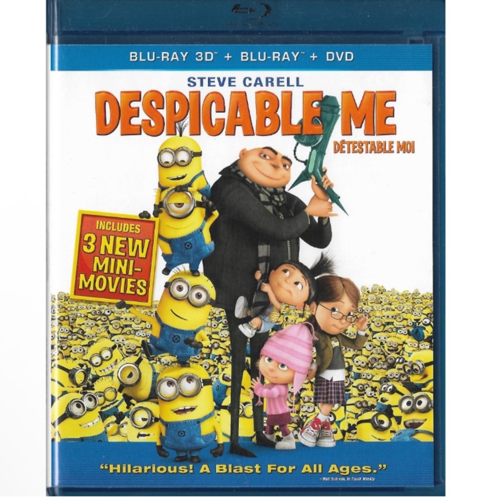 Despicable Me Blu-ray and DVD Set